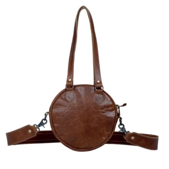 NWT Myra Round CONCEPT LEATHER & HAIR ON BAG - Picture 4 of 6